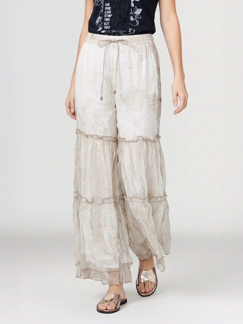 PANTALON MUJER CONSTANZA PALAZZO CRUDO - 3