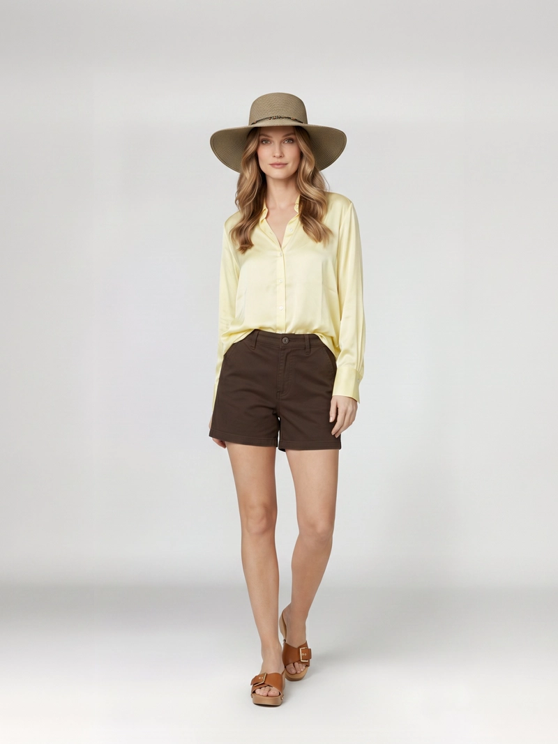 SOMBRERO MUJER ROSANA NATURAL LINEATRE - 1