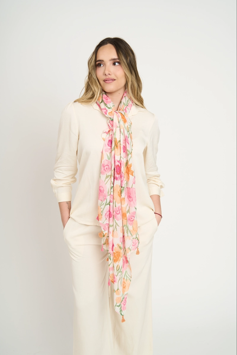 ECHARPE MUJER FABIOLA FUCSIA LINEATRE - 1