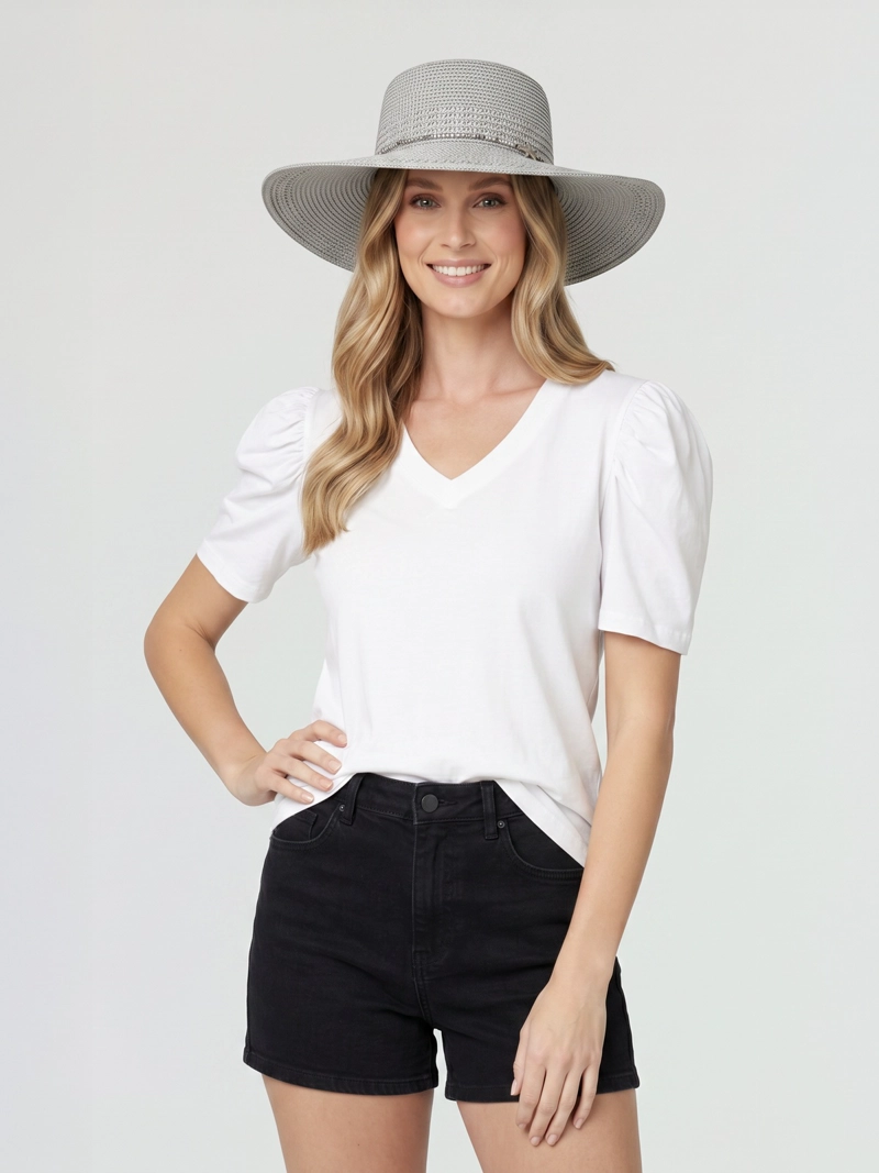 SOMBRERO MUJER RAFAELA PERLA LINEATRE - 1