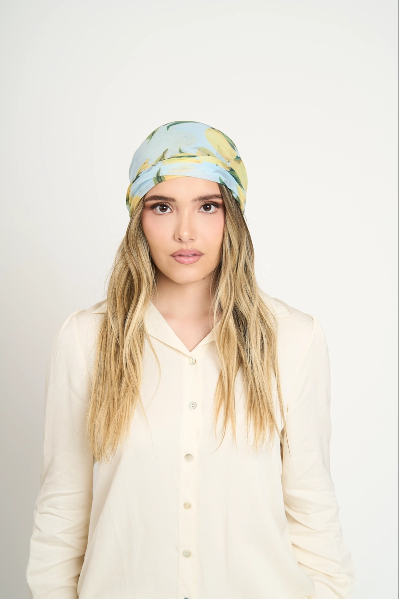ECHARPE MUJER GLORIA CELESTE LINEATRE - 1
