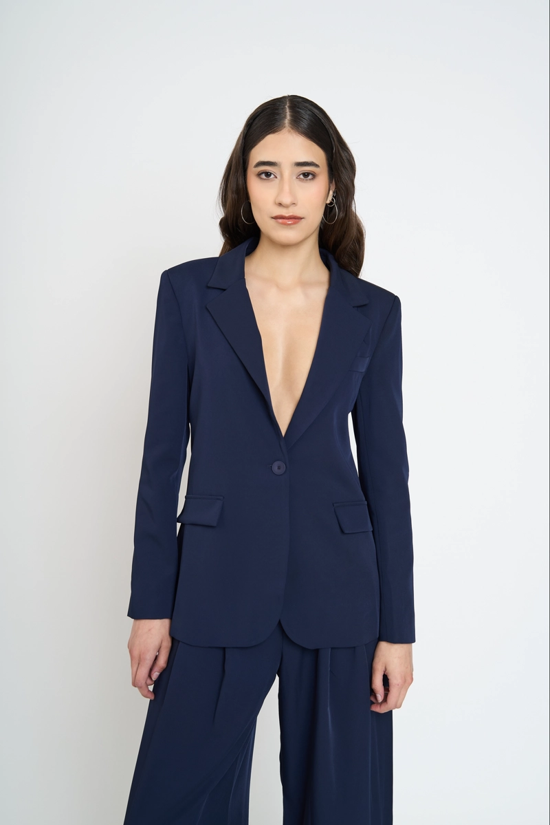 CHAQUETA MUJER LAURA AZUL LINEATRE - 1