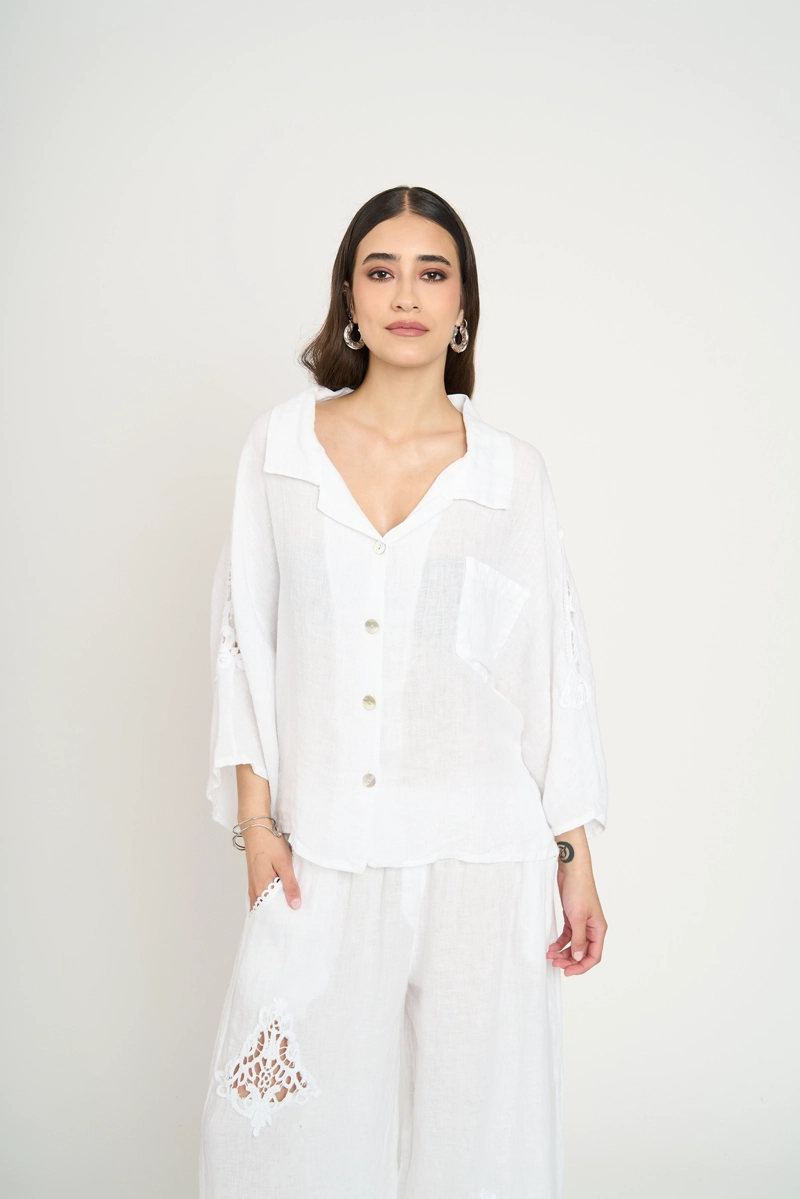 CHAQUETA MUJER ALLEGRA BLANCO LINEATRE - 1