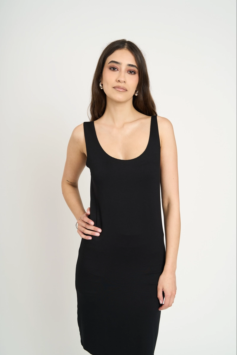 FALDA MUJER TIPO ENAGUA MIA NEGRO LINEATRE - 1