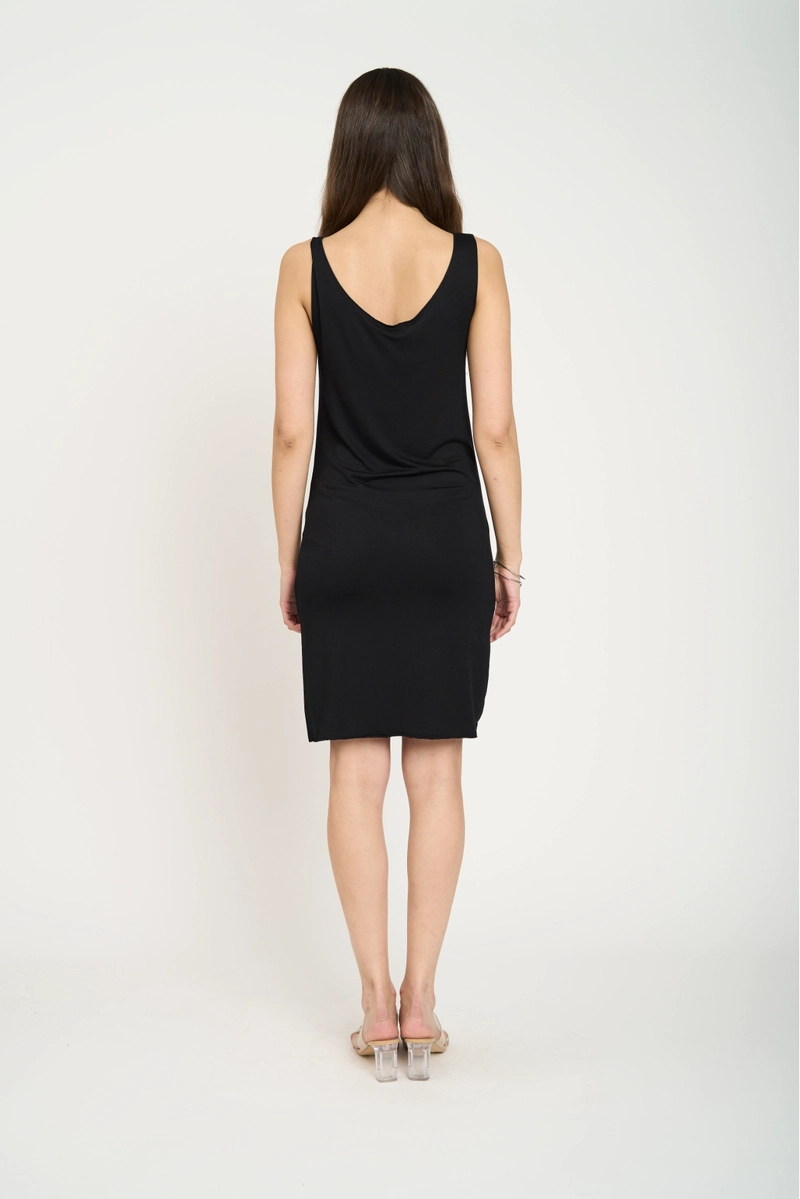 FALDA MUJER TIPO ENAGUA MIA NEGRO LINEATRE - 3