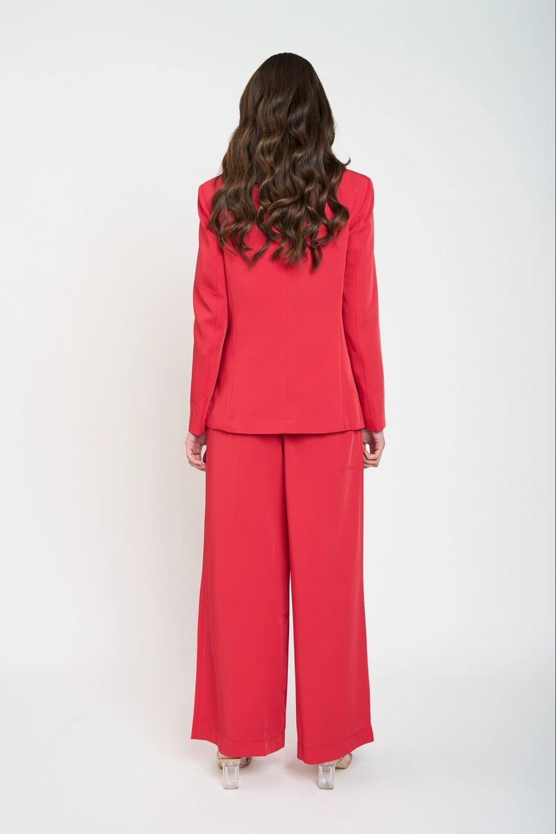 CHAQUETA MUJER LAURA ROJO LINEATRE - 3