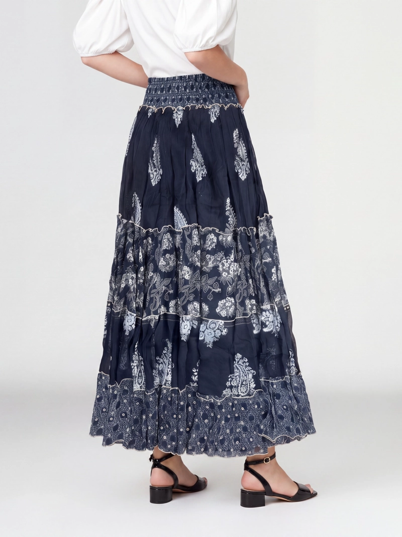 FALDA MUJER FRANCISCA NEGRO LINEATRE - 3