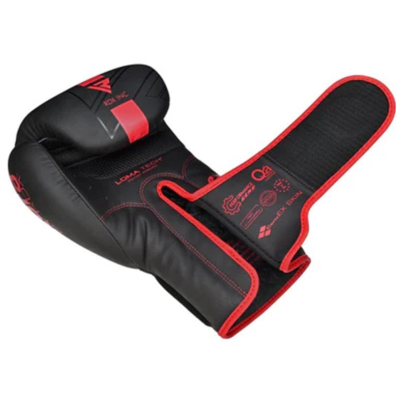 GUANTES DE BOXEO RDX KARA F6 RED - 16OZ - 4