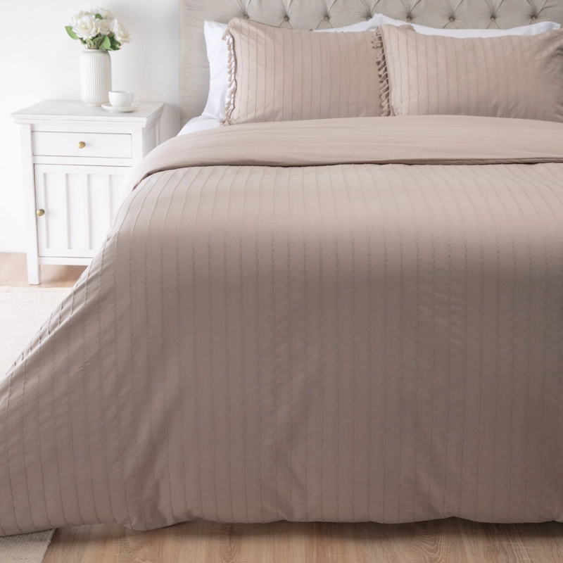 CUBREPLUMON ESTINA BEIGE KING - 2