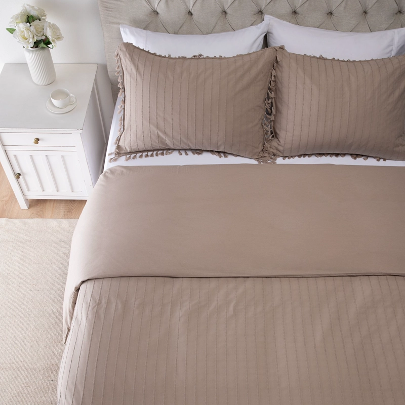 CUBREPLUMON ESTINA BEIGE KING - 4