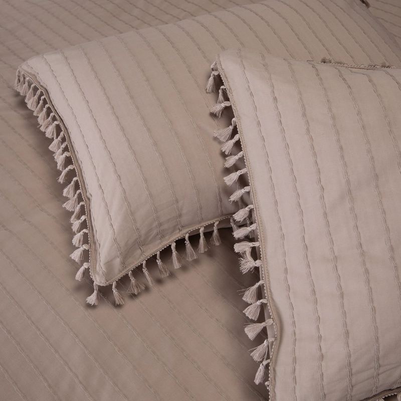 CUBREPLUMON ESTINA BEIGE KING - 5