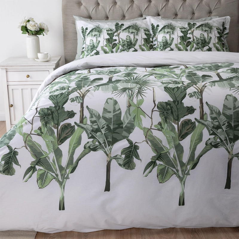SET CUBREPLUMON + SABANA BAJERA + 4 FUNDAS ALMOHADA VERSAY KING - 4