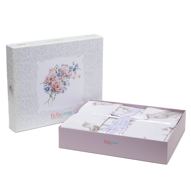 SET CUBREPLUMON + SABANA BAJERA + 4 FUNDAS ALMOHADA MEVLIN 2 PLAZAS - 3