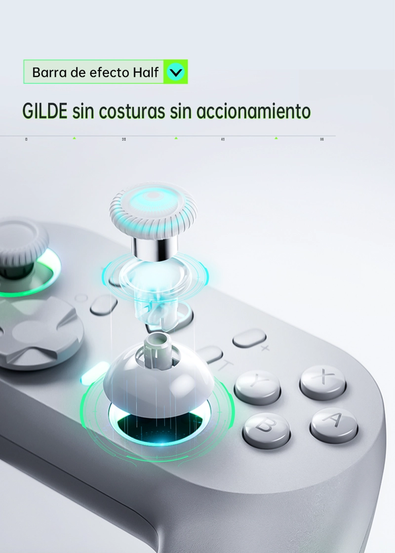 CONTROL GAMEPAD JOYSTICK THUNDEROBOT G45PRO BLANCO - 3