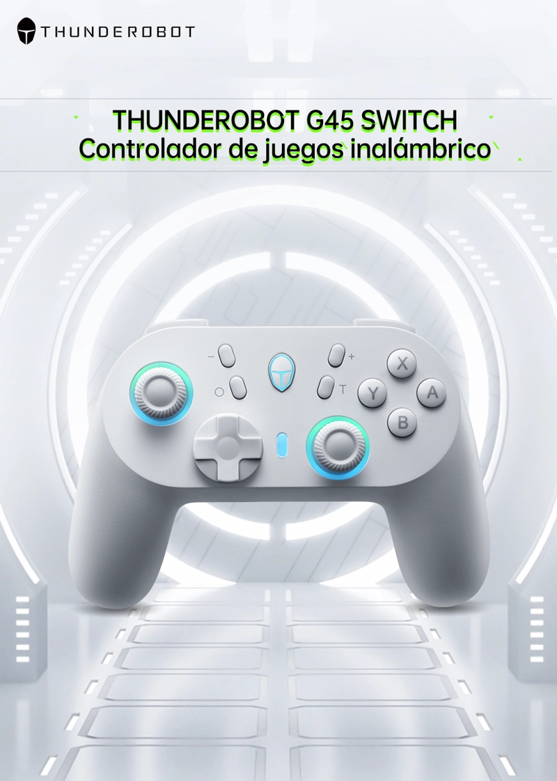 CONTROL GAMEPAD JOYSTICK THUNDEROBOT G45PRO BLANCO - 7
