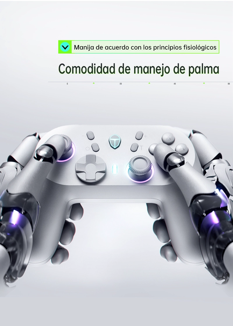 CONTROL GAMEPAD JOYSTICK THUNDEROBOT G45PRO BLANCO - 8
