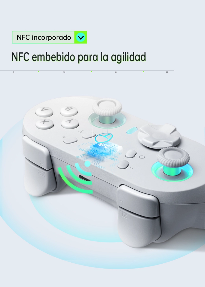 CONTROL GAMEPAD JOYSTICK THUNDEROBOT G45PRO BLANCO - 9