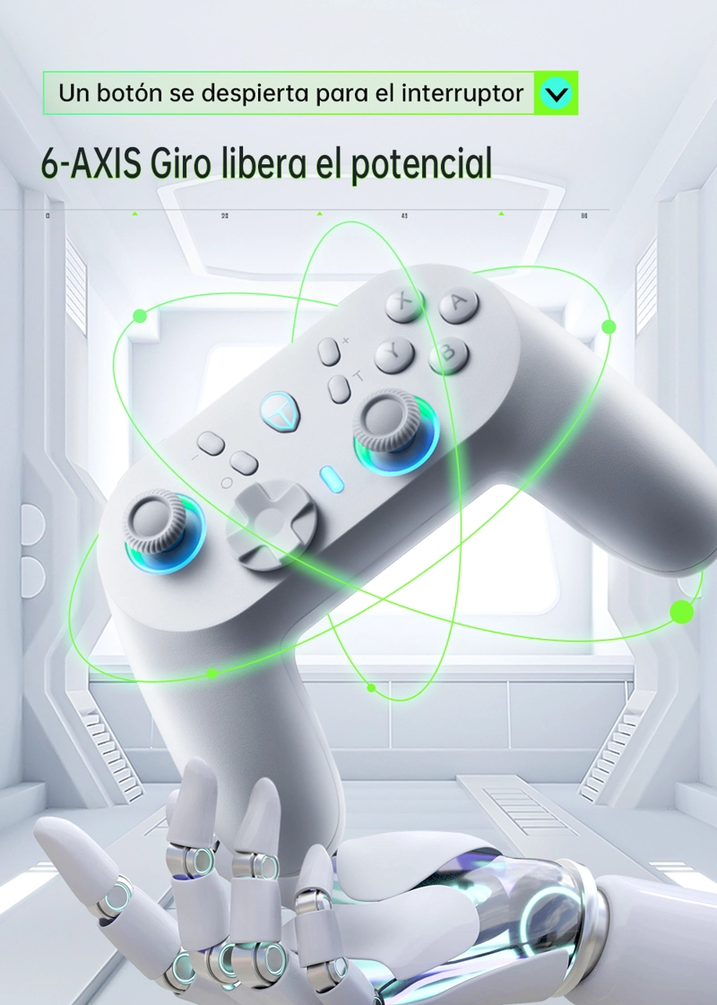 CONTROL GAMEPAD JOYSTICK THUNDEROBOT G45PRO BLANCO - 10