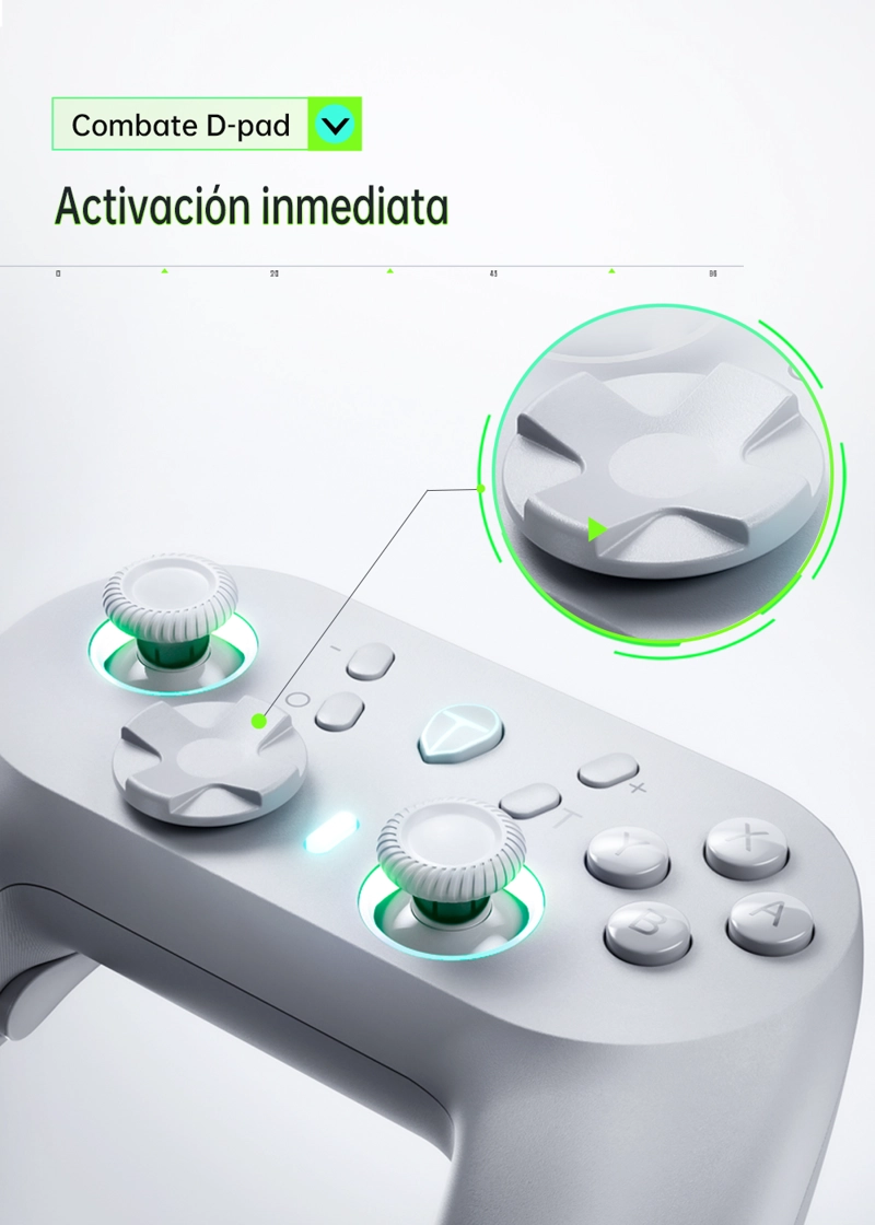 CONTROL GAMEPAD JOYSTICK THUNDEROBOT G45PRO BLANCO - 11