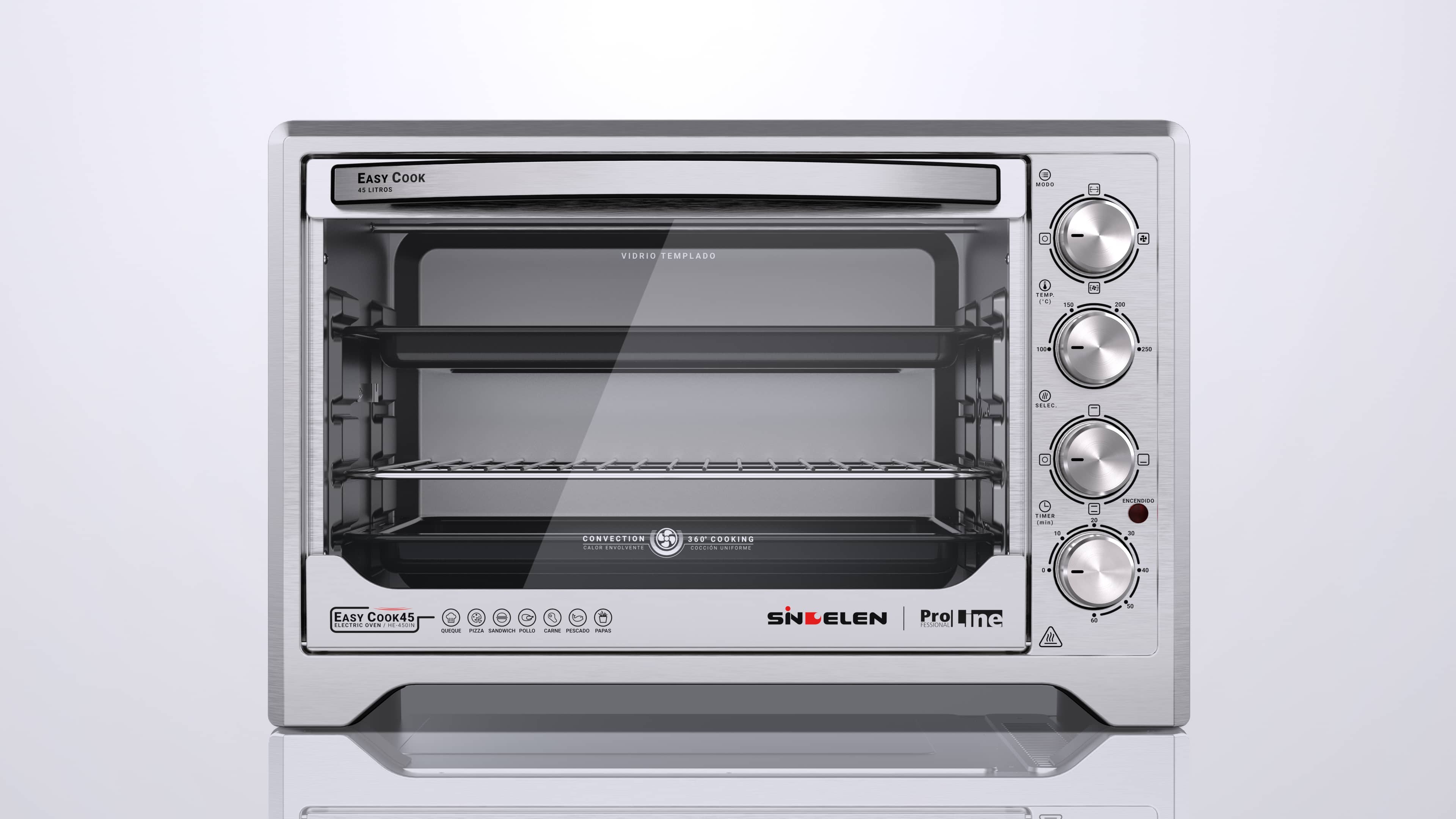 HORNO ELÉCTRICO HE-450IN • EASY COOK 45 - 5