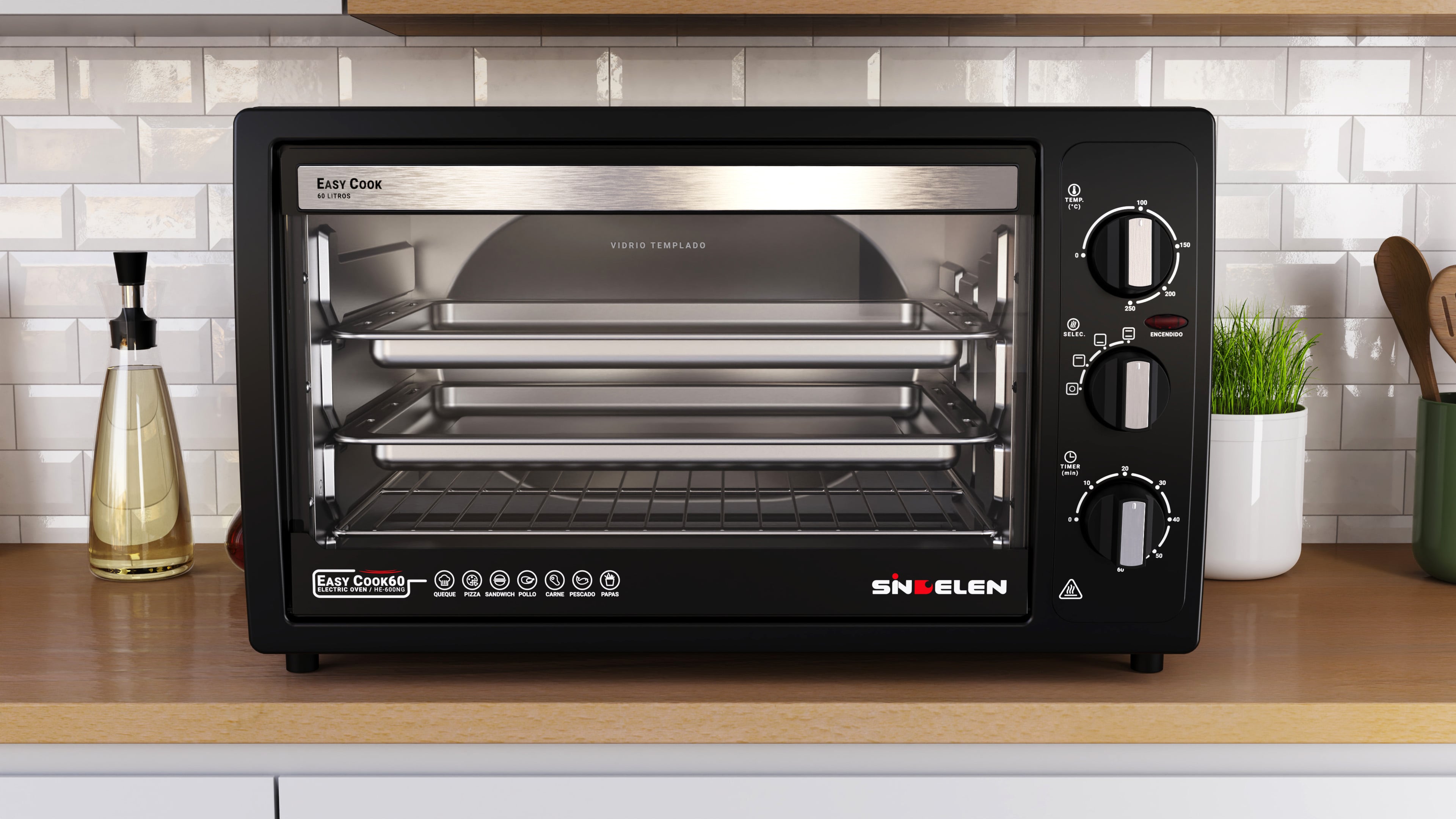 HORNO ELÉCTRICO HE-600NG • EASY COOK 60N - 6