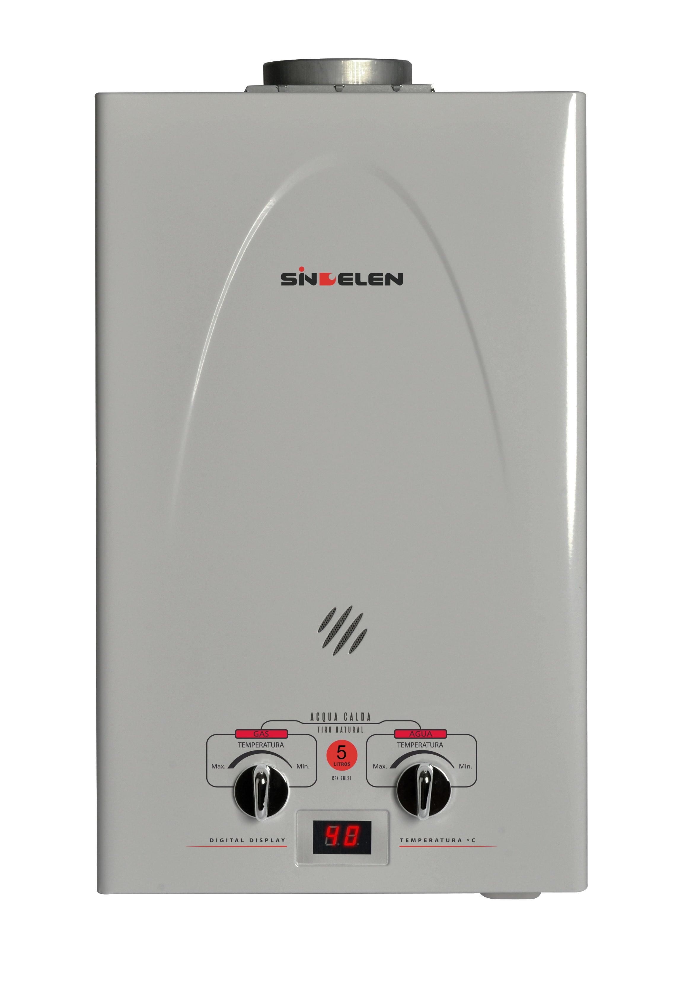 CALEFONT 5 LITROS GAS LICUADO TIRO NATURAL CFN-5GLSI