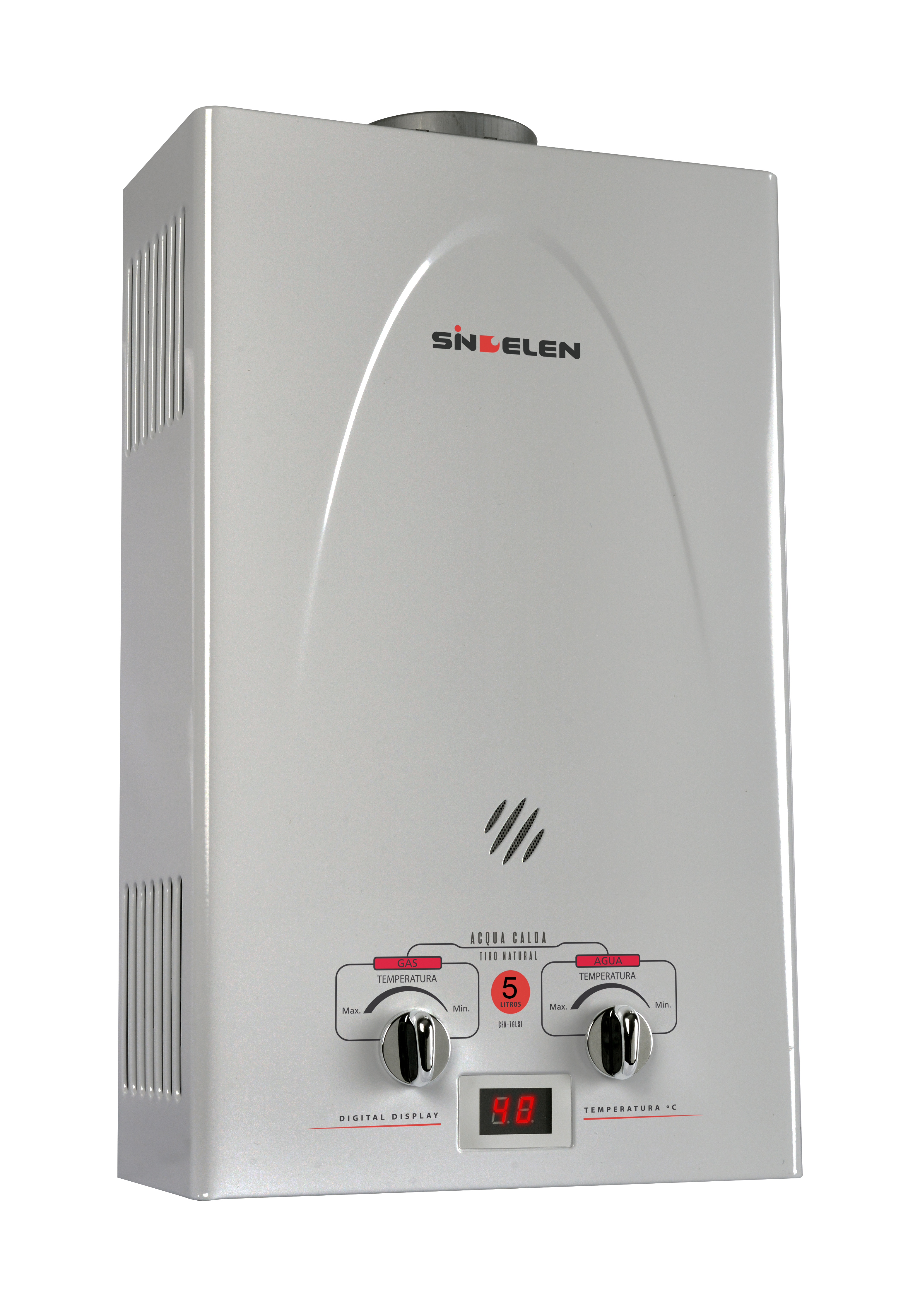 CALEFONT 5 LITROS GAS LICUADO TIRO NATURAL CFN-5GLSI - 4