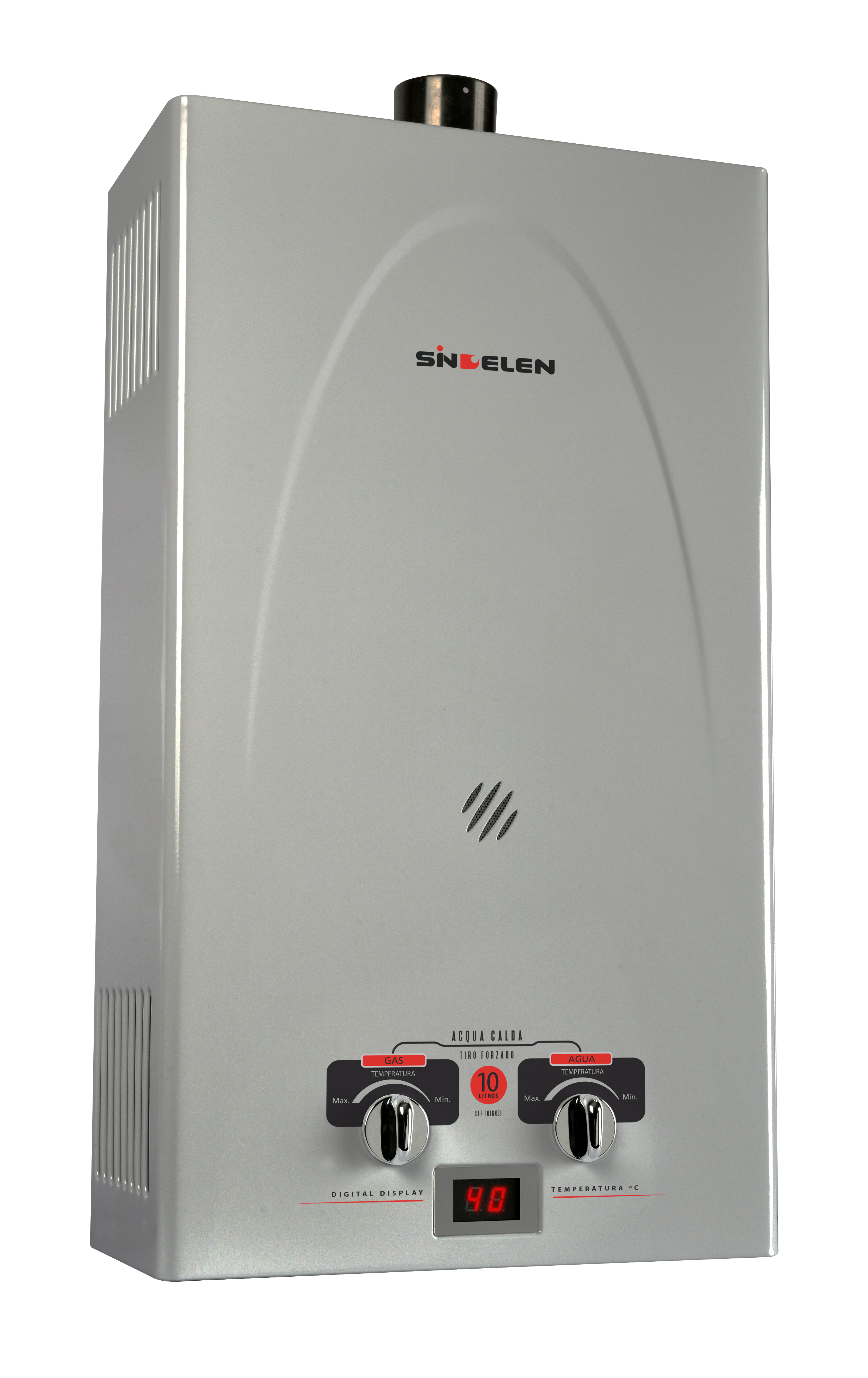 CALEFONT 10 LITROS GAS NATURAL TIRO FORZADO CFF-101GNSI - 4