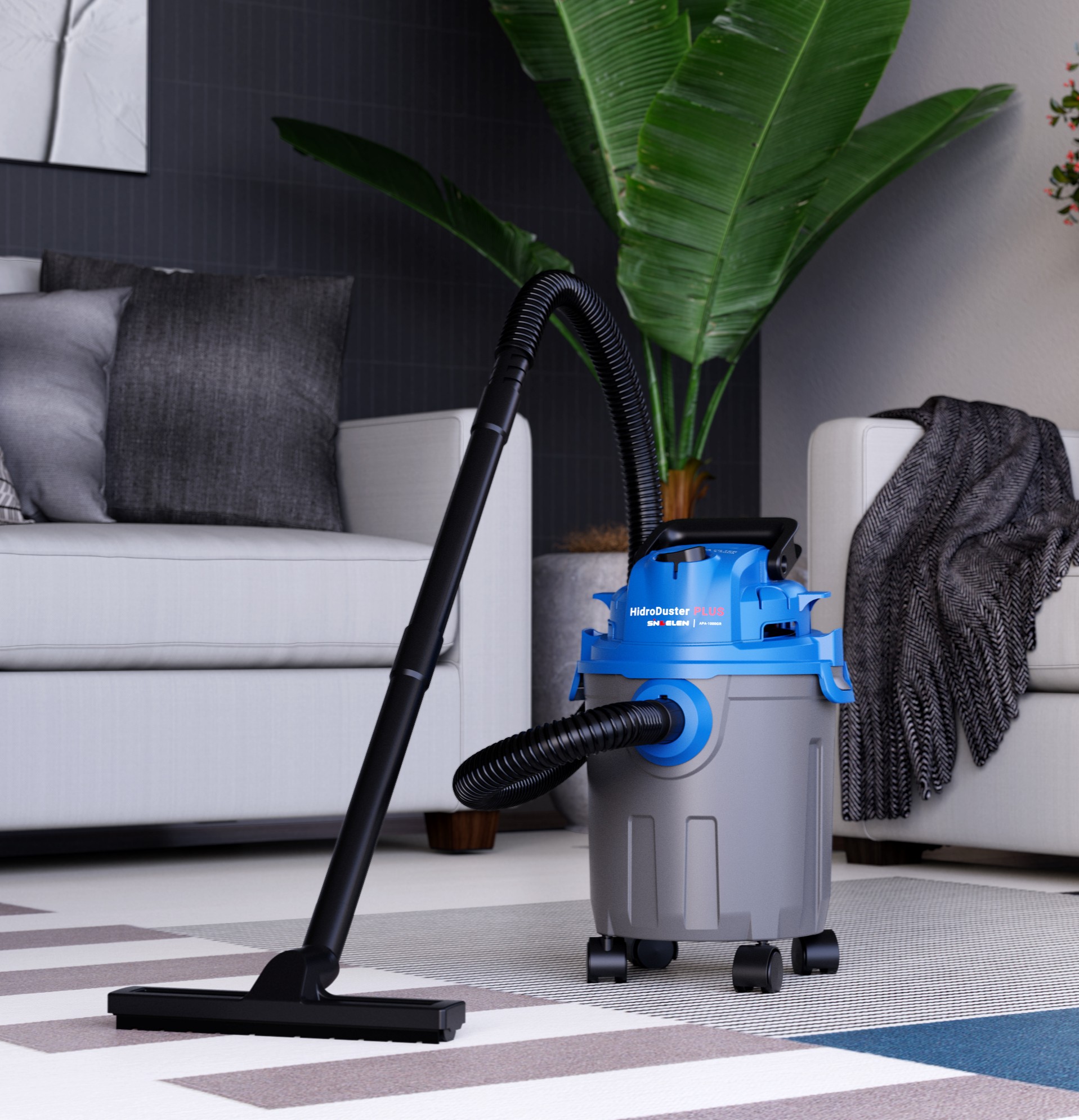 ASPIRADORA DE POLVO Y AGUA HIDRO DUSTER PLUS APA-1000GR - 6