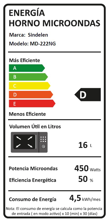 MICROONDAS DELI COOK DIGITAL MD-222NG - 9