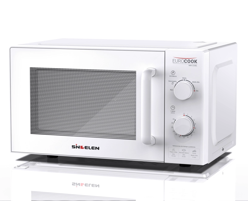 MICROONDAS EUROCOOK BLANCO MM-220BL - 4