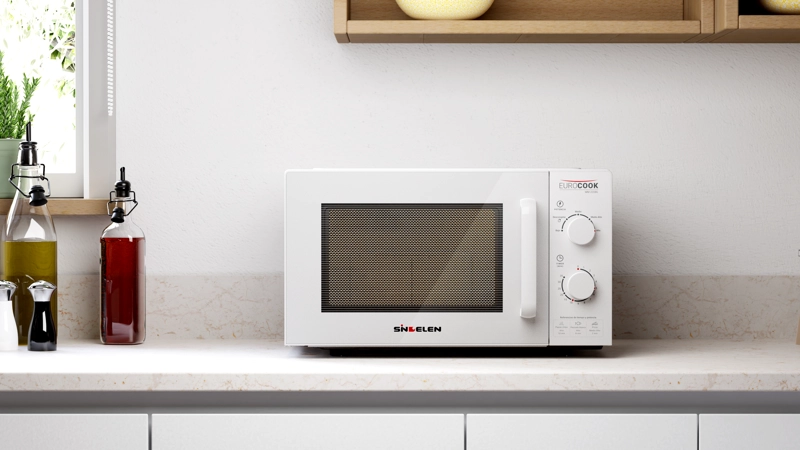 MICROONDAS EUROCOOK BLANCO MM-220BL - 5