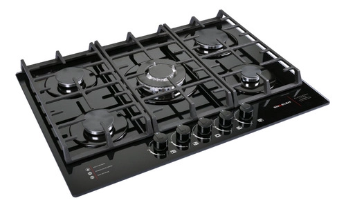 ENCIMERA A GAS VIDRIO TEMPLADO CEG-4800NG 5 QUEMADORES - 4