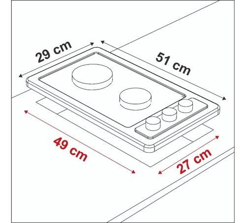 ENCIMERA ELE CTRICA SINDELEN CEE-4251IN 2 PLATOS - 4