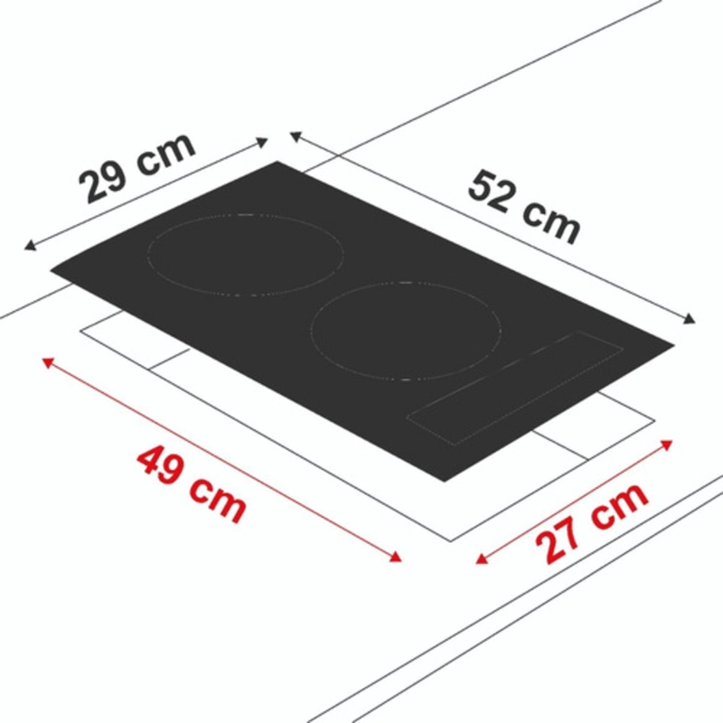 ENCIMERA INDUCCION SINDELEN CEI-4252NG INDUZIONE 2 PLATOS - 4