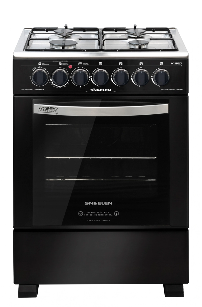 COCINA GAS HIBRIDA 4 PLATOS SINDELEN CH-600NG - 1