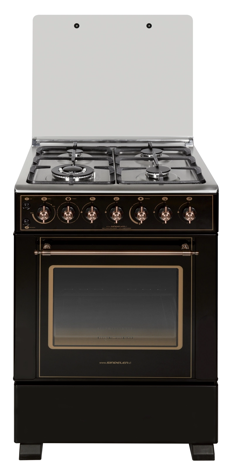COCINA GAS 4 QUEMADORES SINDELEN NOVA VITA CH-6850RD - 3