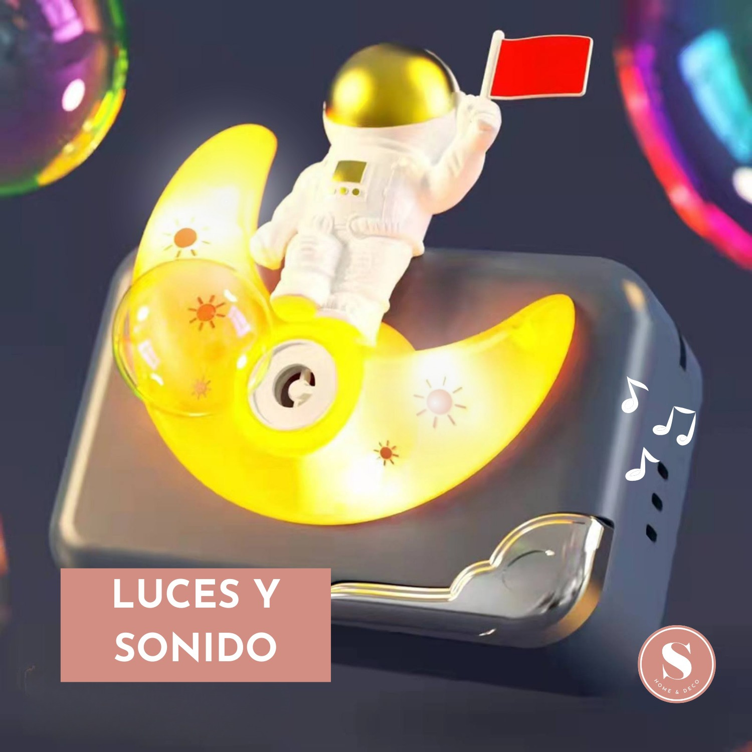 CAMARA LANZADORA DE BURBUJAS NIÑOS JUGUETES - 5