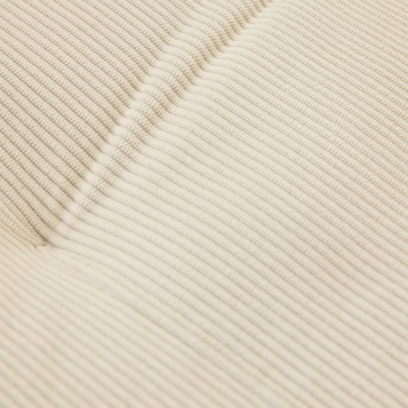 SOFA CAMA PLEGABLE DE TELA CREMA ESTILO MINIMALISTA - 7