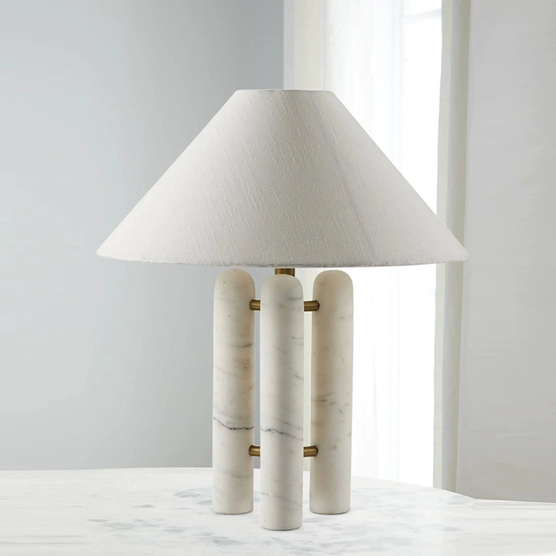 LAMPARA DE MESA MARMOL NORDIC STONE - 5