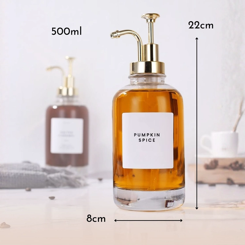 SET DE 2 DISPENSADORES DE VIDRIO 500 ML - 5
