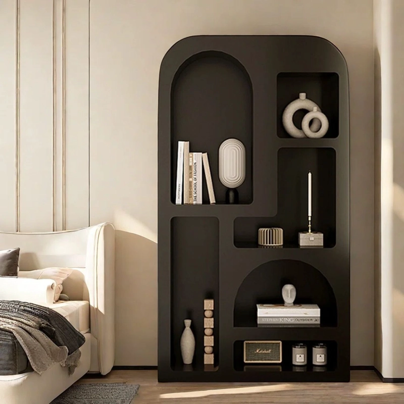 ESTANTE ORGANIZADOR GEOME TRICO BOGEN NEGRO GRANDE - 1