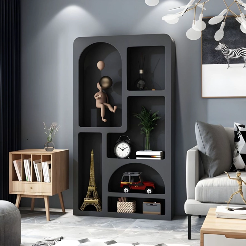 ESTANTE ORGANIZADOR GEOME TRICO BOGEN NEGRO GRANDE - 6