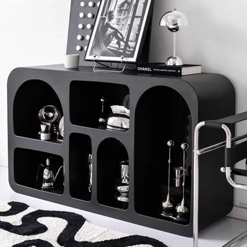 MUEBLE ARRIMO ORGANIZADOR GEOME TRICO BOGEN NEGRO MEDIANO - 3