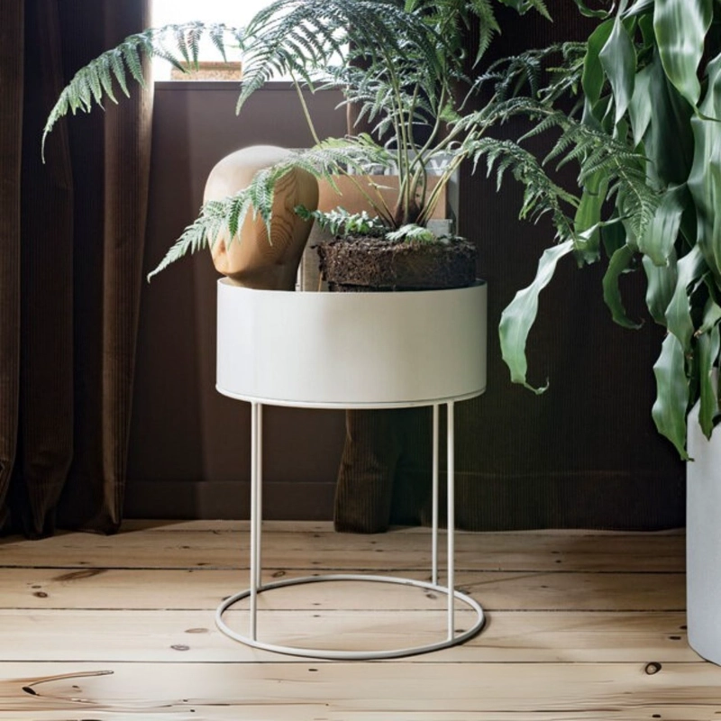 MESA LATERAL DE CENTRO BLANCA CON CAJON - 3