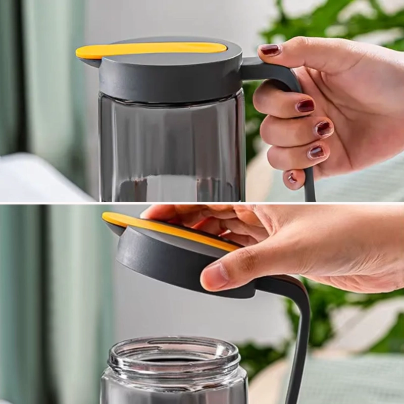 JUEGO DE JARRA DE VIDRIO DOSIFICADORA CON 4 VASOS - 3