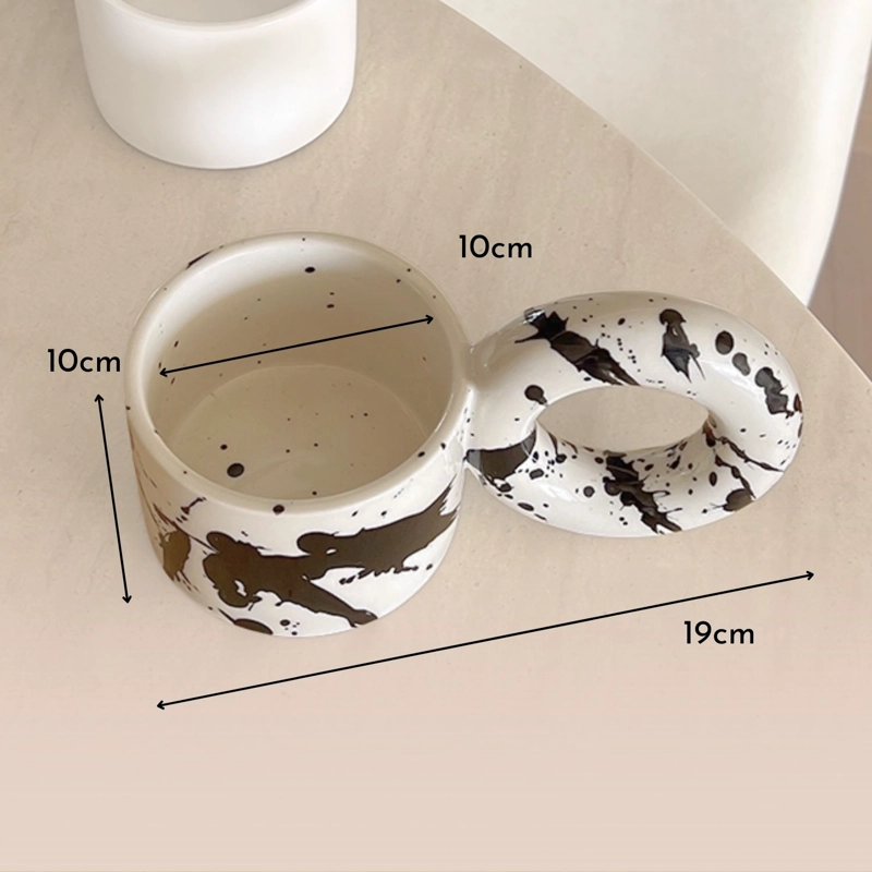 TAZON MUG CON DISEÑO DONUTS TINTA DE CERAMICA 250 ML - 7