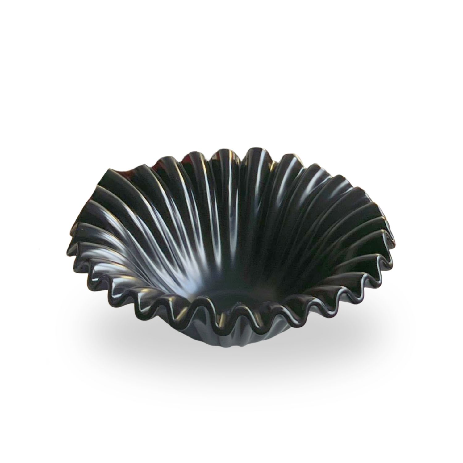FUENTE ESTILO FRUTERO CERAMICA SHELL NEGRO - 8
