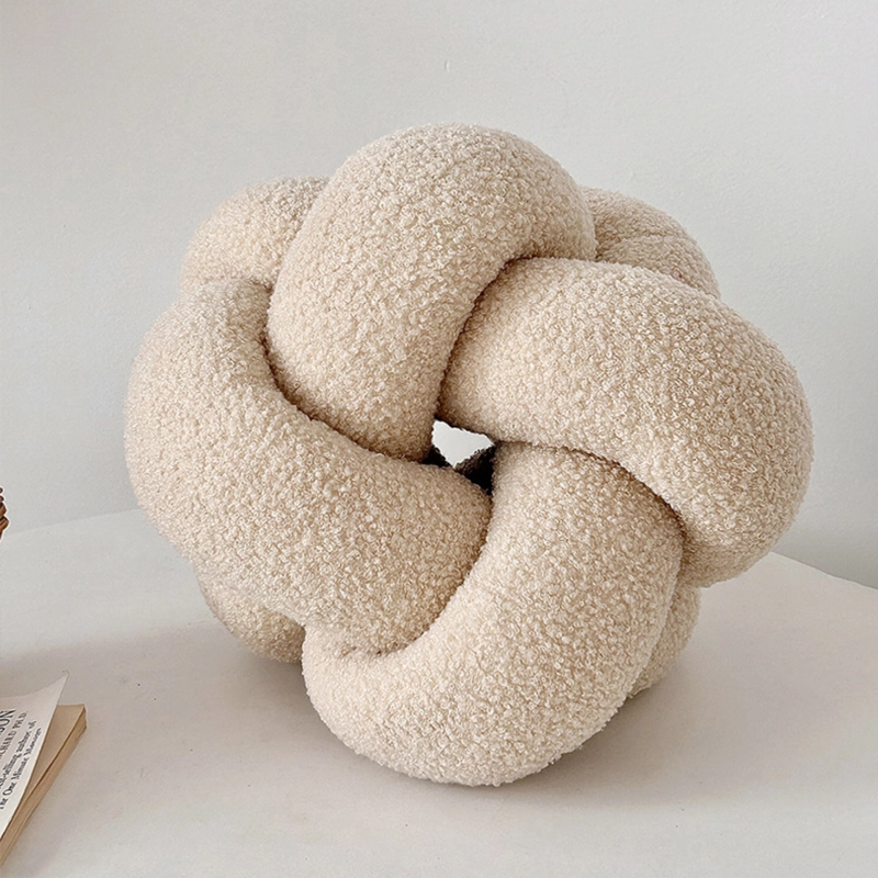 COJIN NUDO CREMA BOUCLE  DECO - 2