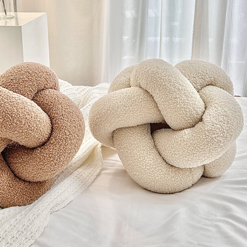 COJIN NUDO CREMA BOUCLE  DECO - 6